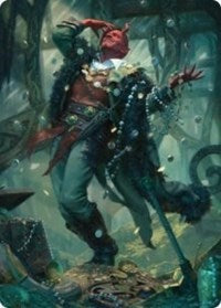 Tibalt, Cosmic Impostor Art Card [Kaldheim Art Series] MTG Single Magic: The Gathering | Red Claw Gaming