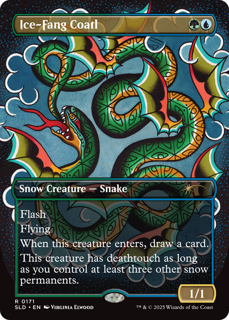 Ice-Fang Coatl (0171) [Secret Lair Drop Series] MTG Single Magic: The Gathering | Red Claw Gaming