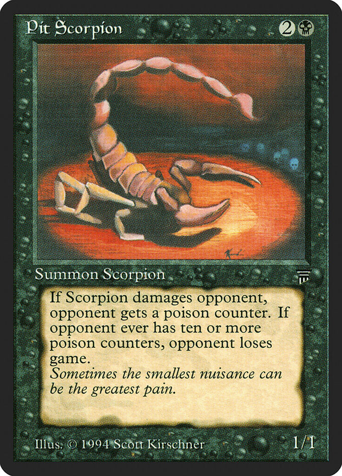 Pit Scorpion [Legends] MTG Single Magic: The Gathering | Red Claw Gaming