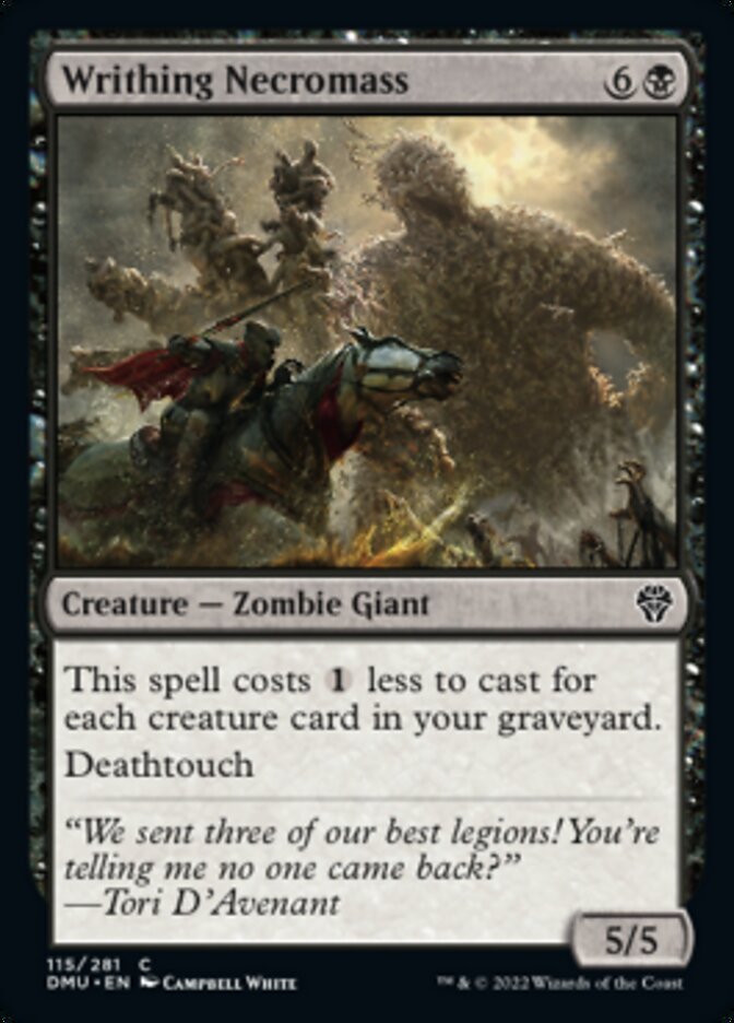 Writhing Necromass [Dominaria United] MTG Single Magic: The Gathering | Red Claw Gaming