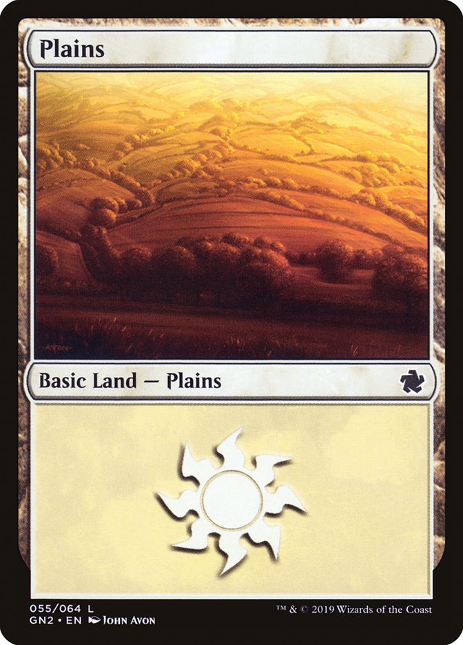 Plains (55) [Game Night 2019] MTG Single Magic: The Gathering | Red Claw Gaming
