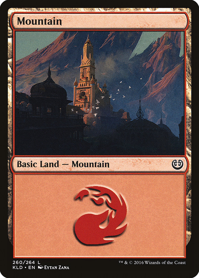 Mountain (260) [Kaladesh] MTG Single Magic: The Gathering | Red Claw Gaming