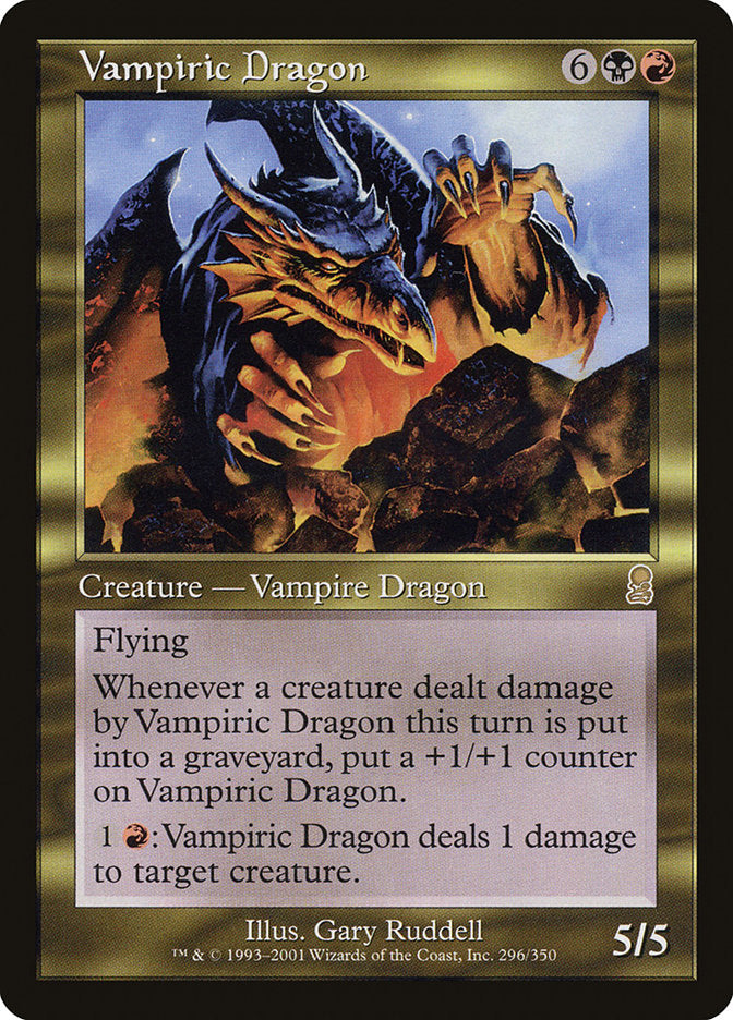 Vampiric Dragon [Odyssey] MTG Single Magic: The Gathering | Red Claw Gaming