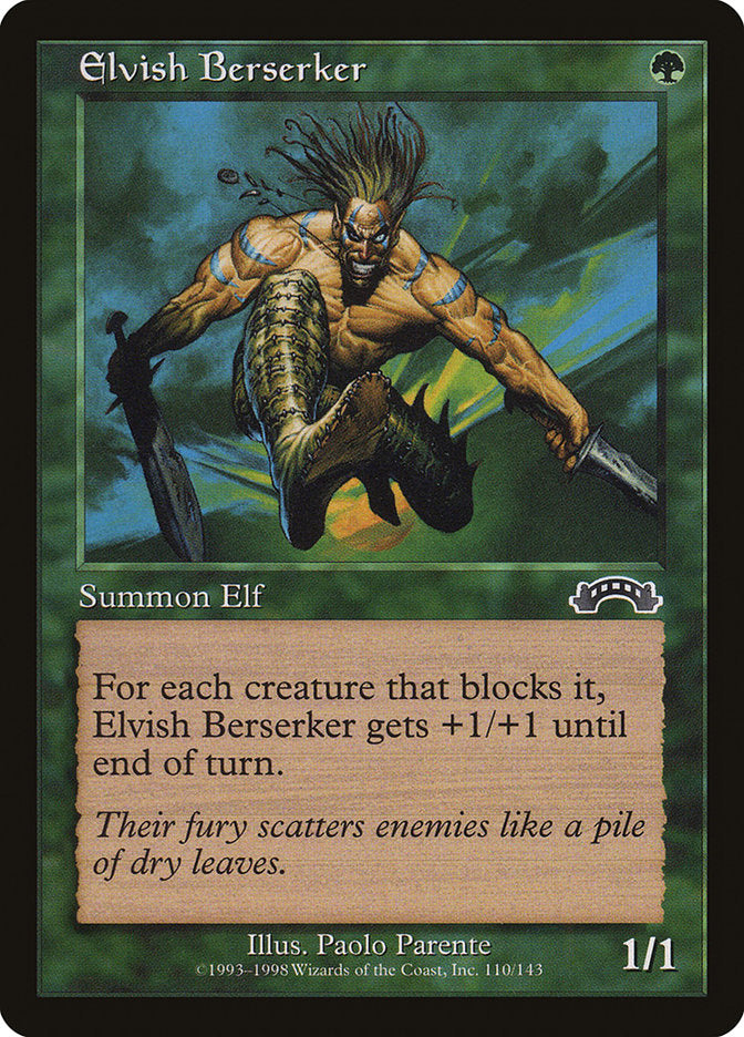 Elvish Berserker [Exodus] MTG Single Magic: The Gathering | Red Claw Gaming
