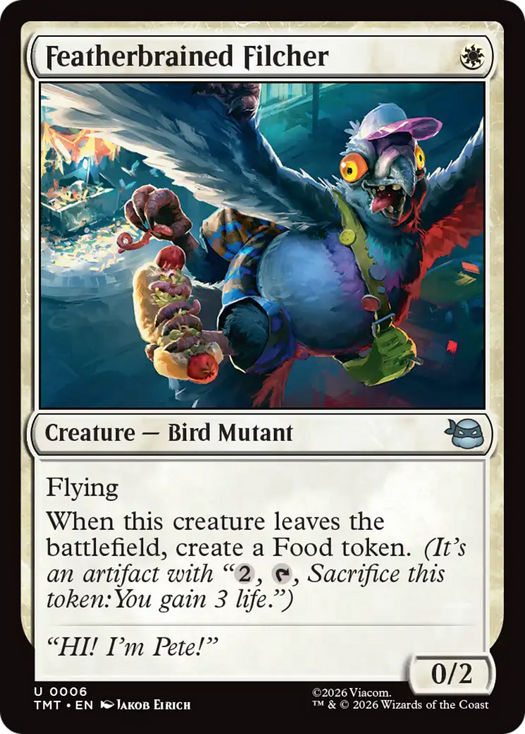 Featherbrained Filcher [Teenage Mutant Ninja Turtles] MTG Single Magic: The Gathering | Red Claw Gaming