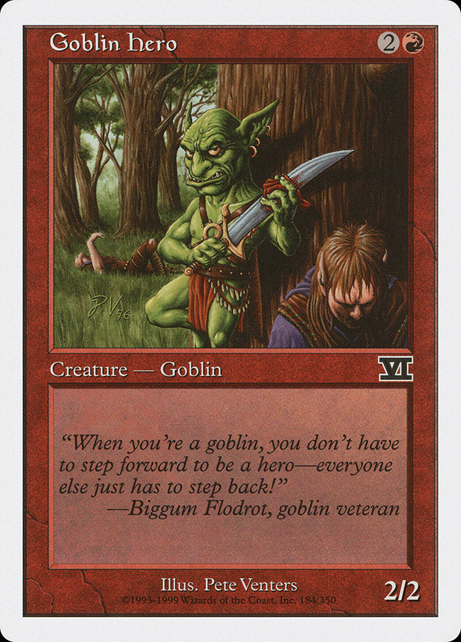 Goblin Hero [Classic Sixth Edition] MTG Single Magic: The Gathering | Red Claw Gaming