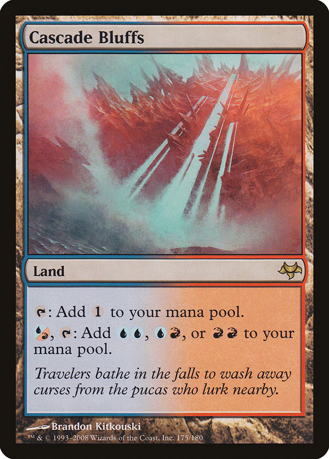 Cascade Bluffs [Eventide] MTG Single Magic: The Gathering | Red Claw Gaming