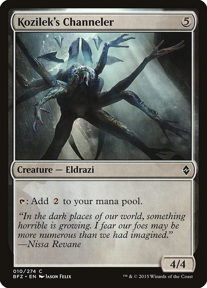 Kozilek's Channeler [Battle for Zendikar] MTG Single Magic: The Gathering | Red Claw Gaming
