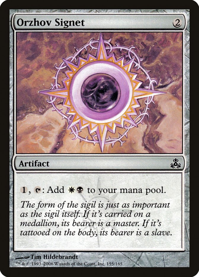 Orzhov Signet [Guildpact] MTG Single Magic: The Gathering | Red Claw Gaming