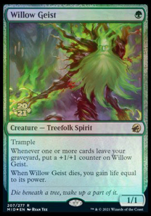 Willow Geist [Innistrad: Midnight Hunt Prerelease Promos] MTG Single Magic: The Gathering | Red Claw Gaming