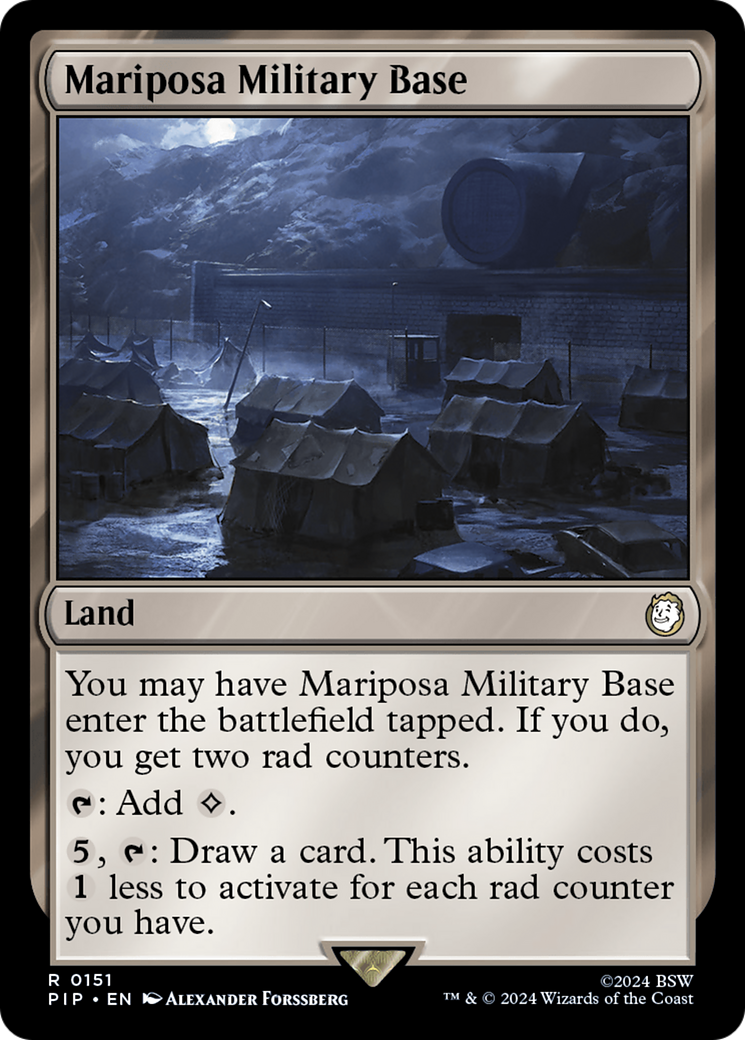 Mariposa Military Base [Fallout] MTG Single Magic: The Gathering | Red Claw Gaming