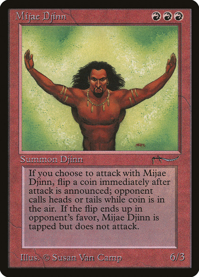 Mijae Djinn [Arabian Nights] MTG Single Magic: The Gathering | Red Claw Gaming