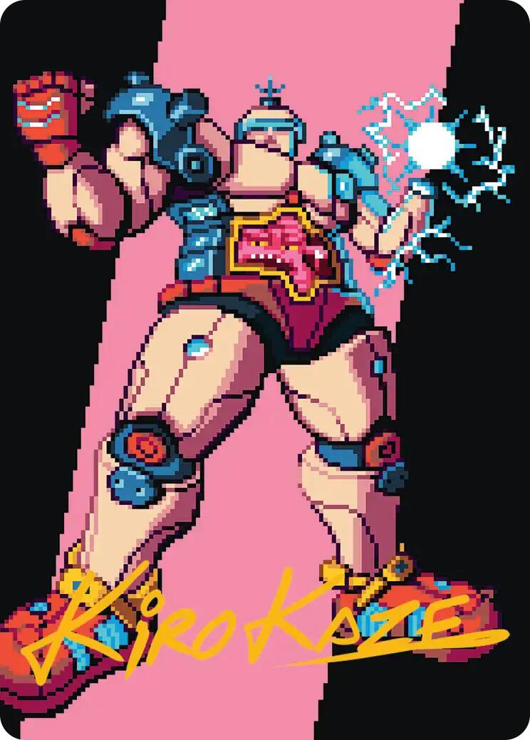 Krang, the All-Powerful Art Card (Gold-Stamped Signature) [Teenage Mutant Ninja Turtles Art Series] MTG Single Magic: The Gathering | Red Claw Gaming