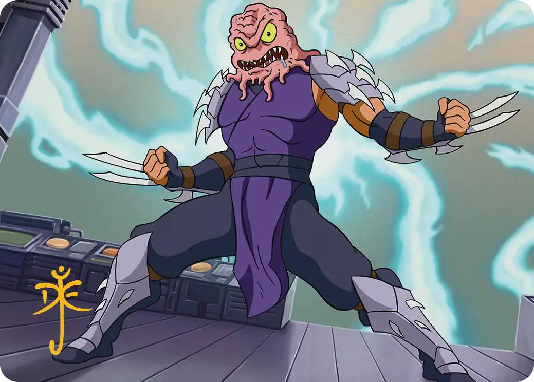 Krang & Shredder Art Card (Gold-Stamped Signature) [Teenage Mutant Ninja Turtles Art Series] MTG Single Magic: The Gathering | Red Claw Gaming