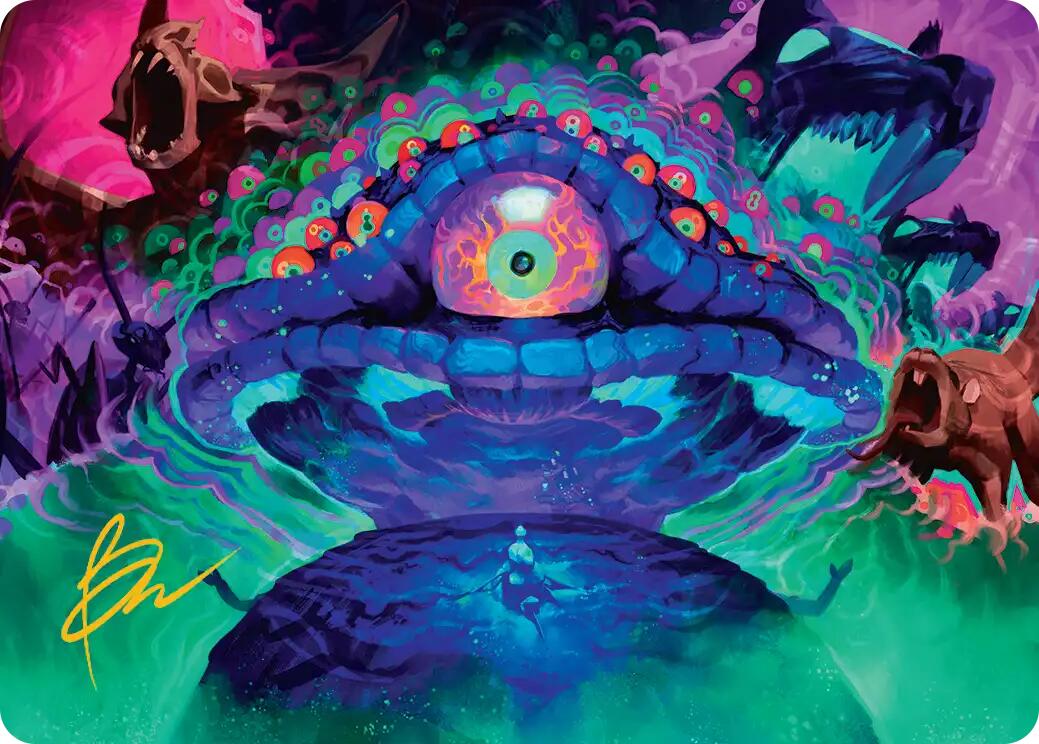 Humongous Fungus Art Card (Gold-Stamped Signature) [Teenage Mutant Ninja Turtles Art Series] MTG Single Magic: The Gathering | Red Claw Gaming