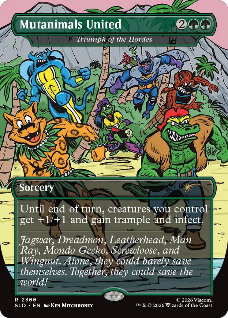 Mutanimals United - Triumph of the Hordes [Secret Lair Drop Series] | Red Claw Gaming