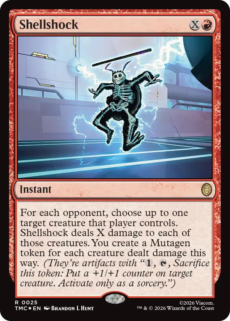 Shellshock (Surge Foil) [Teenage Mutant Ninja Turtles Commander] MTG Single Magic: The Gathering | Red Claw Gaming