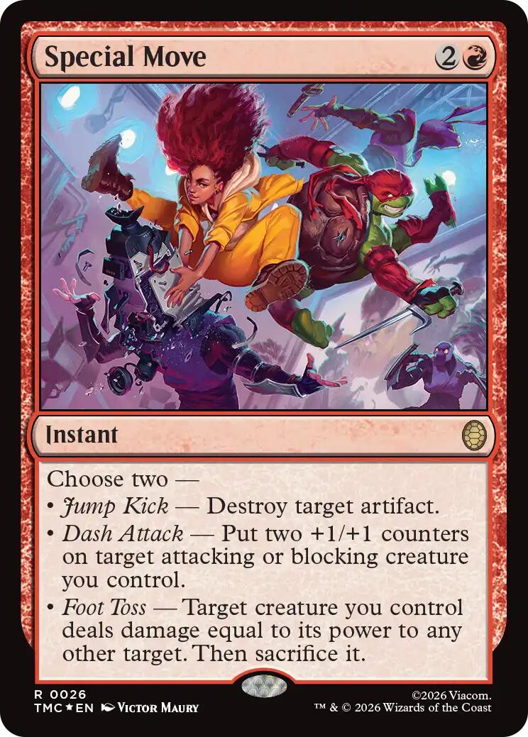 Special Move (Surge Foil) [Teenage Mutant Ninja Turtles Commander] MTG Single Magic: The Gathering | Red Claw Gaming