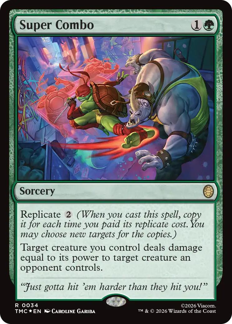 Super Combo (Surge Foil) [Teenage Mutant Ninja Turtles Commander] MTG Single Magic: The Gathering | Red Claw Gaming