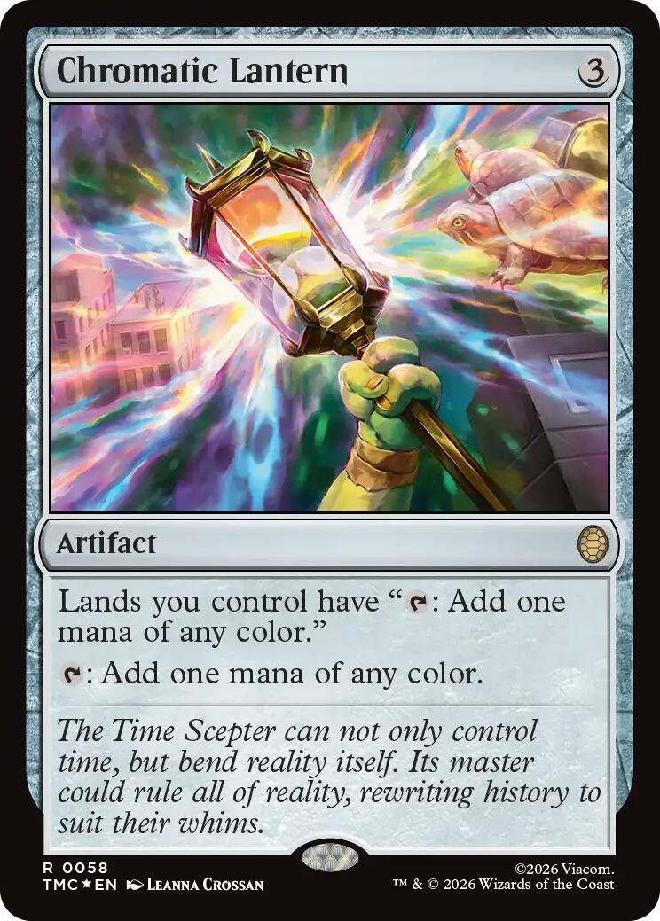 Chromatic Lantern (Surge Foil) [Teenage Mutant Ninja Turtles Commander] MTG Single Magic: The Gathering | Red Claw Gaming