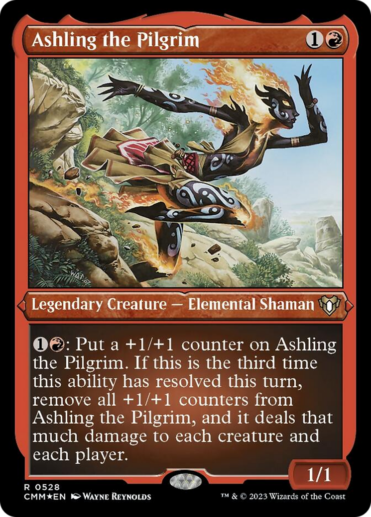 Ashling the Pilgrim (Foil Etched) [Commander Masters] MTG Single Magic: The Gathering | Red Claw Gaming