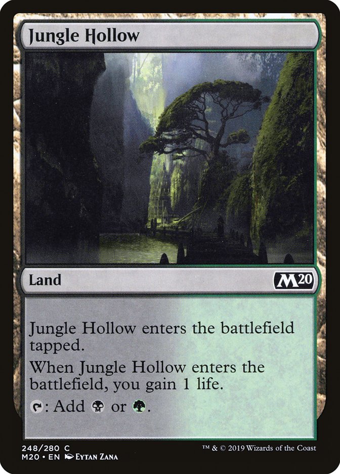 Jungle Hollow [Core Set 2020] MTG Single Magic: The Gathering | Red Claw Gaming