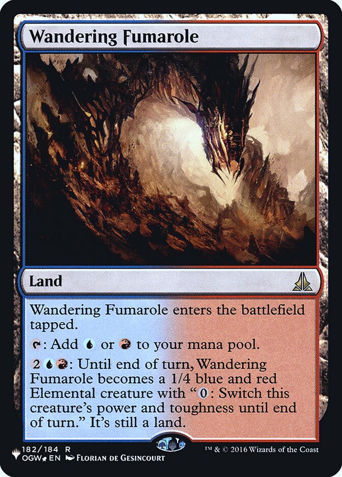 Wandering Fumarole [Secret Lair: Heads I Win, Tails You Lose] MTG Single Magic: The Gathering | Red Claw Gaming