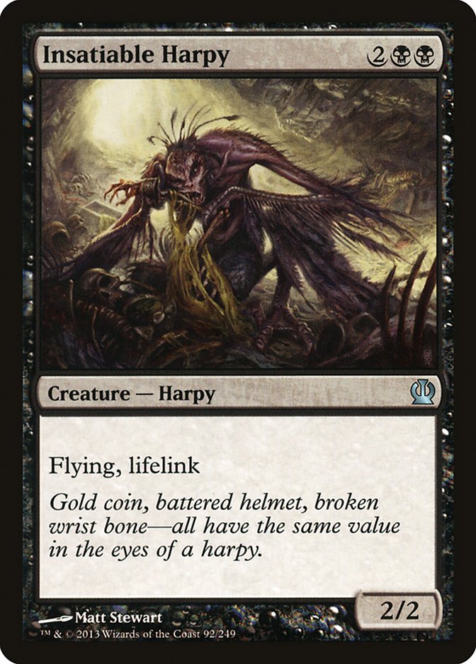Insatiable Harpy [Theros] MTG Single Magic: The Gathering | Red Claw Gaming