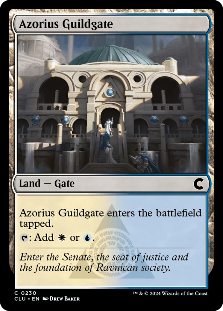 Azorius Guildgate [Ravnica: Clue Edition] MTG Single Magic: The Gathering | Red Claw Gaming
