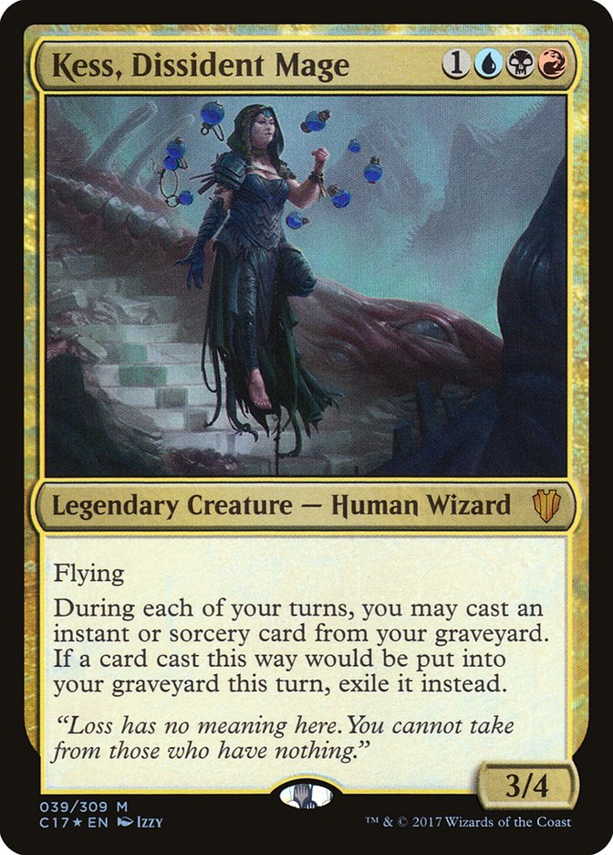 Kess, Dissident Mage [Commander 2017] MTG Single Magic: The Gathering | Red Claw Gaming