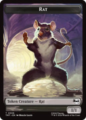 Rat // Food Double-Sided Token [Teenage Mutant Ninja Turtles Tokens] MTG Single Magic: The Gathering | Red Claw Gaming