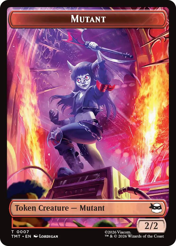 Mutant // Mutagen Double-Sided Token [Teenage Mutant Ninja Turtles Tokens] MTG Single Magic: The Gathering | Red Claw Gaming