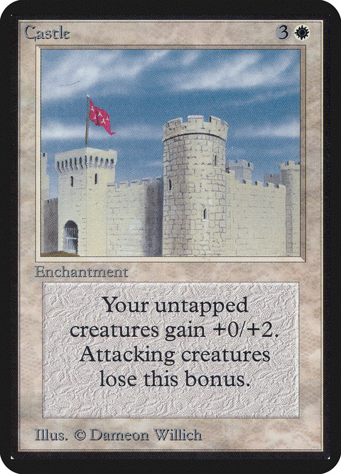 Castle [Alpha Edition] MTG Single Magic: The Gathering | Red Claw Gaming
