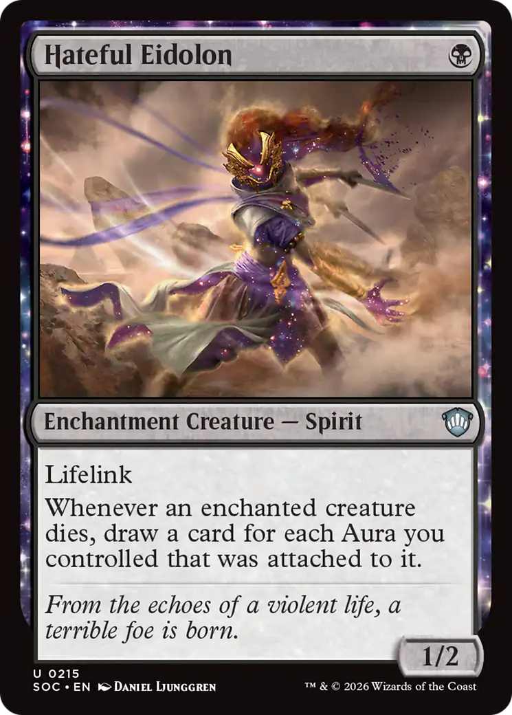 Hateful Eidolon [Secrets of Strixhaven Commander] MTG Single Magic: The Gathering | Red Claw Gaming