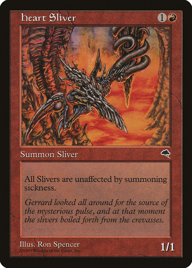 Heart Sliver [Tempest] MTG Single Magic: The Gathering | Red Claw Gaming