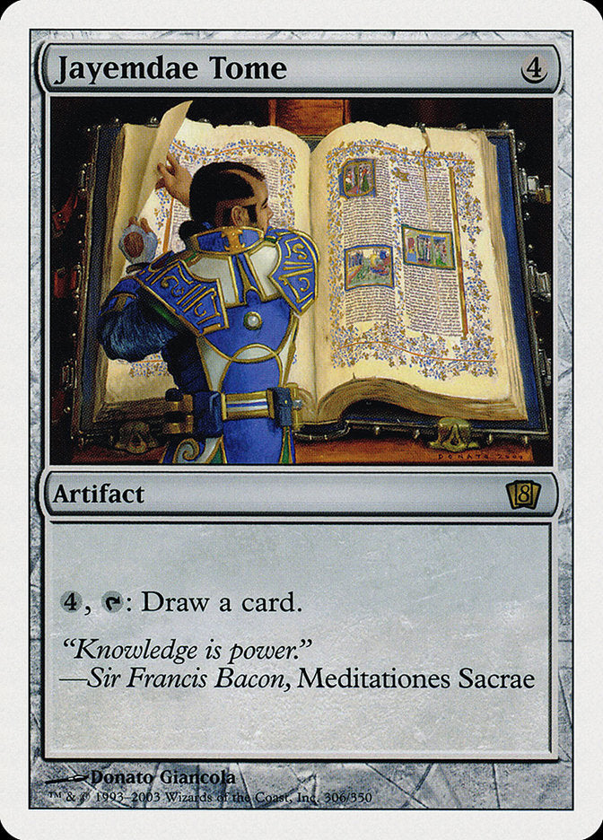 Jayemdae Tome [Eighth Edition] MTG Single Magic: The Gathering | Red Claw Gaming