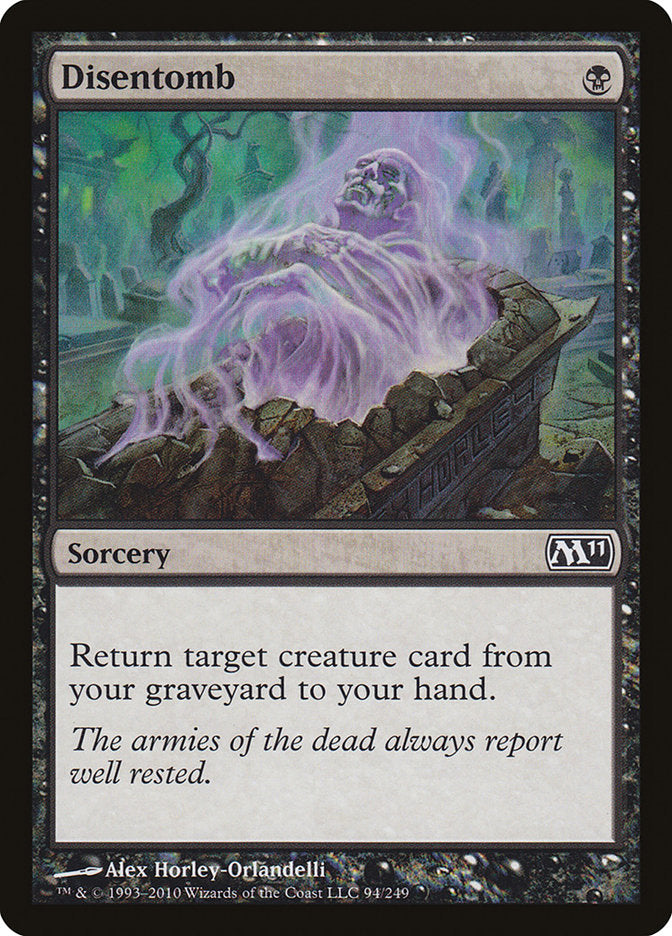 Disentomb [Magic 2011] MTG Single Magic: The Gathering | Red Claw Gaming