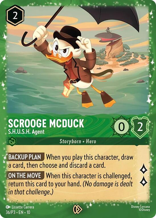 Scrooge McDuck - S.H.U.S.H. Agent (36) [Promo Cards] Lorcana Single Disney | Red Claw Gaming