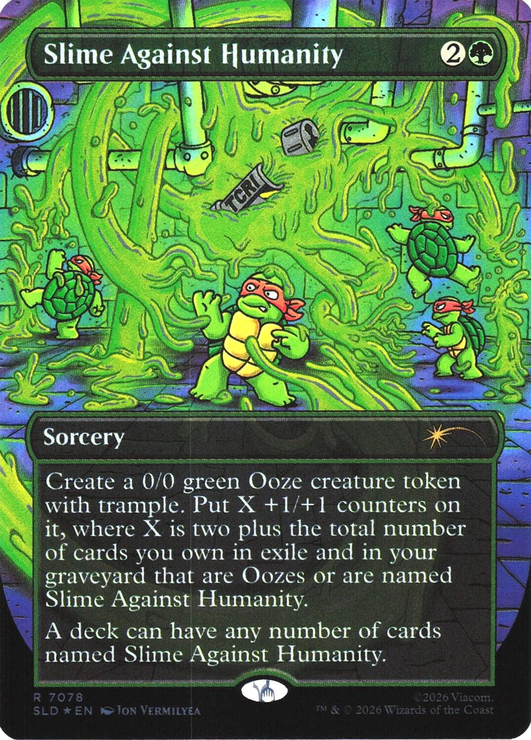 Slime Against Humanity (7078) [Secret Lair Drop Series] MTG Single Magic: The Gathering | Red Claw Gaming