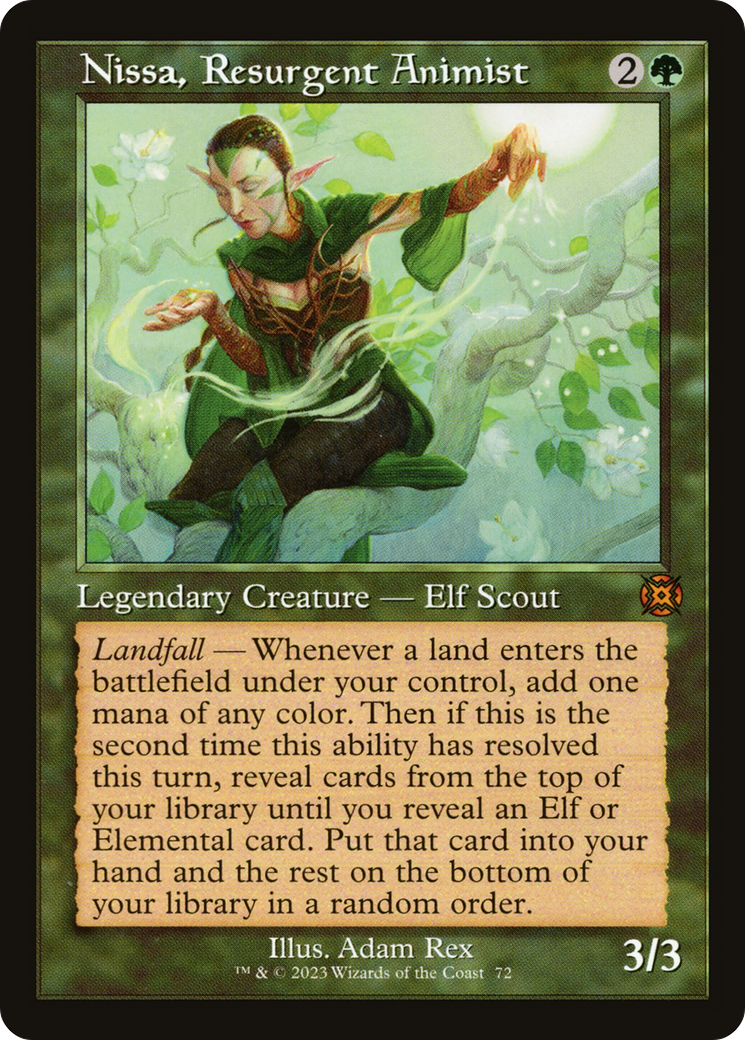 Nissa, Resurgent Animist (Retro) [March of the Machine: The Aftermath] MTG Single Magic: The Gathering | Red Claw Gaming