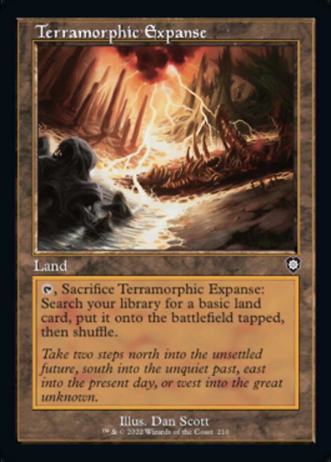 Terramorphic Expanse (Retro) [The Brothers' War Commander] MTG Single Magic: The Gathering | Red Claw Gaming