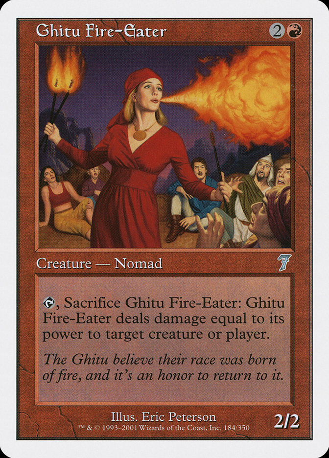 Ghitu Fire-Eater [Seventh Edition] MTG Single Magic: The Gathering | Red Claw Gaming