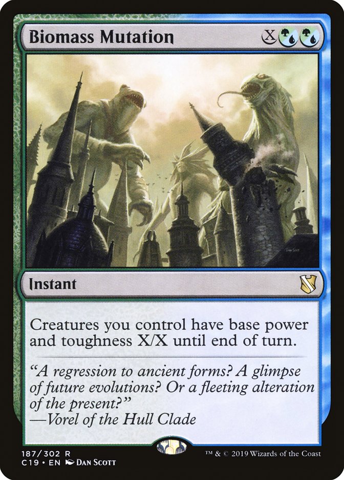 Biomass Mutation [Commander 2019] MTG Single Magic: The Gathering | Red Claw Gaming