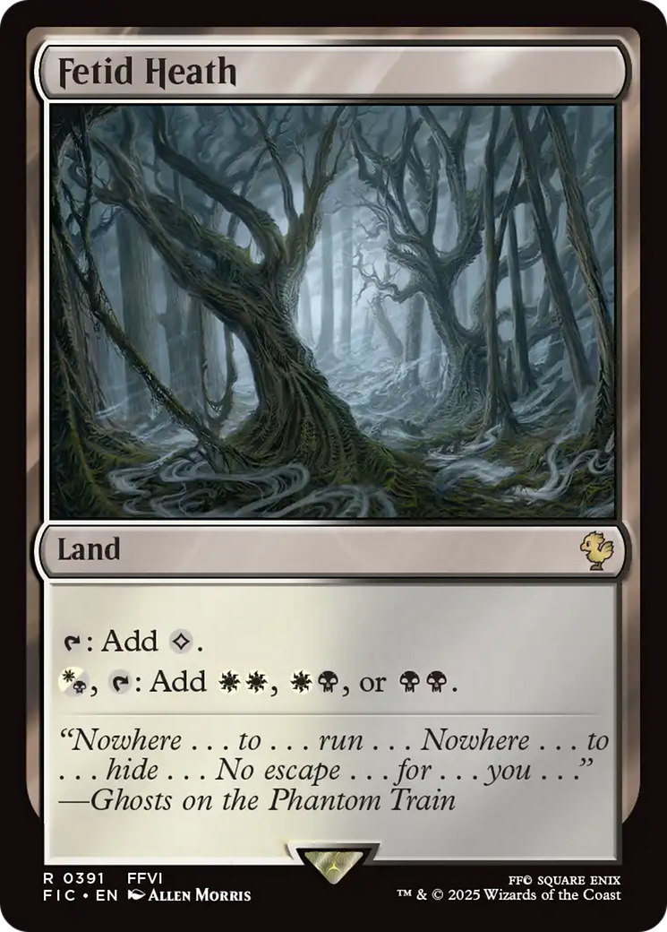 Fetid Heath [FINAL FANTASY Commander] MTG Single Magic: The Gathering | Red Claw Gaming