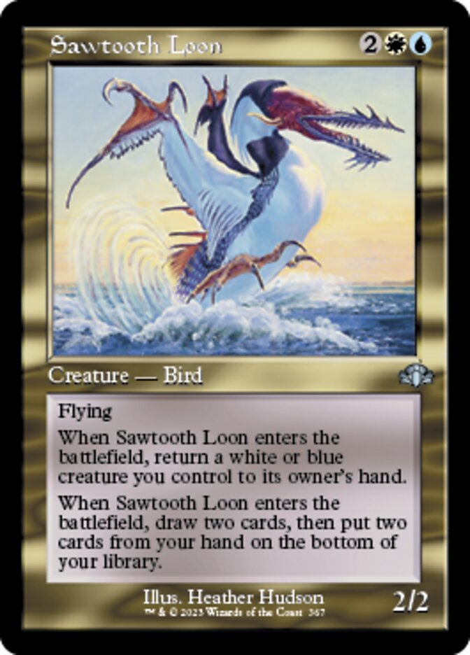 Sawtooth Loon (Retro) [Dominaria Remastered] MTG Single Magic: The Gathering | Red Claw Gaming