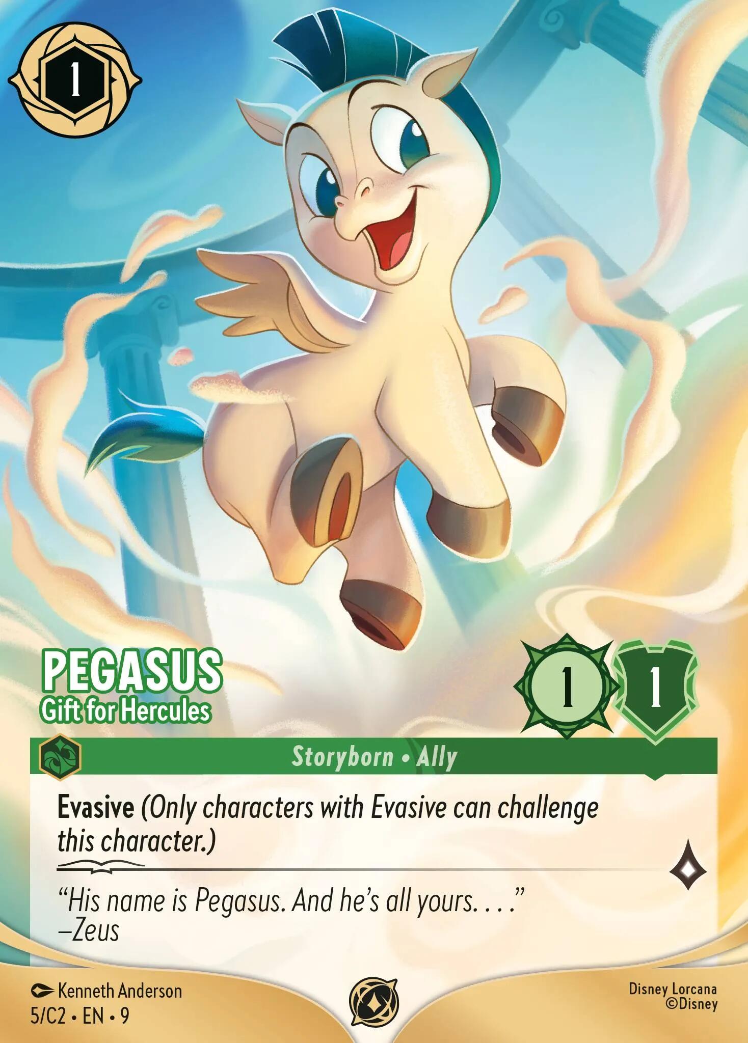 Pegasus - Gift for Hercules (5) (5) [Promo Cards] Lorcana Single Disney | Red Claw Gaming