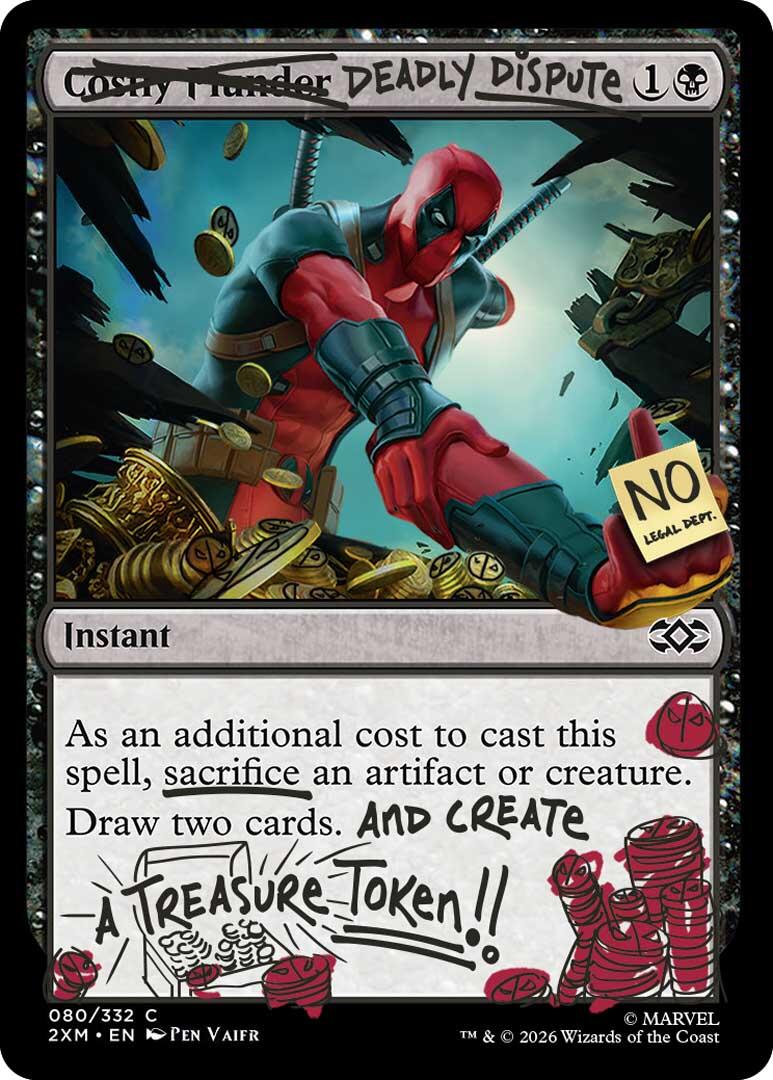 Deadly Dispute (080) [Secret Lair Drop Series] MTG Single Magic: The Gathering | Red Claw Gaming