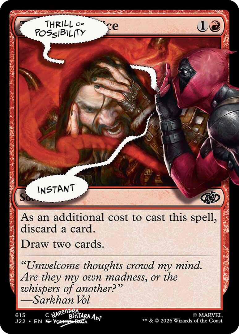 Thrill of Possibility (615) [Secret Lair Drop Series] MTG Single Magic: The Gathering | Red Claw Gaming