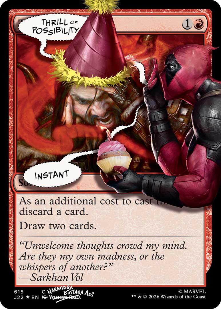 Thrill of Possibility (615) (Pool Party Foil) [Secret Lair Drop Series] MTG Single Magic: The Gathering | Red Claw Gaming