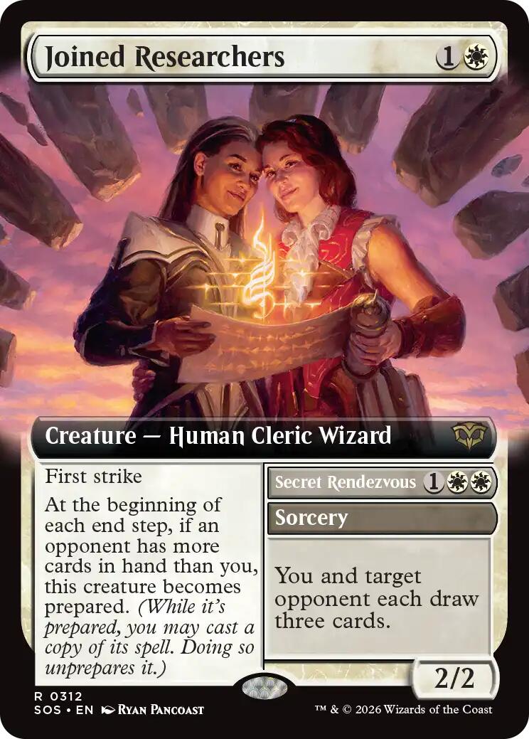 Joined Researchers (Extended Art) [Secrets of Strixhaven] MTG Single Magic: The Gathering | Red Claw Gaming